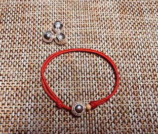 Bracelet petanque rouge