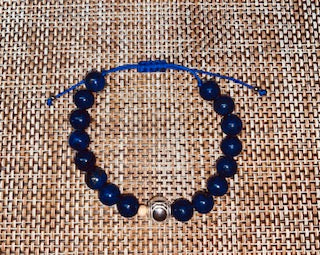 Bracelet petanque Lapiz Lazuli 8mm
