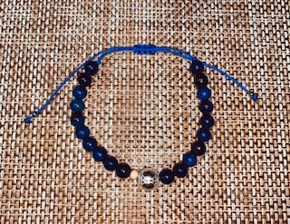 Bracelet petanque Lapis Lazuli 6mm
