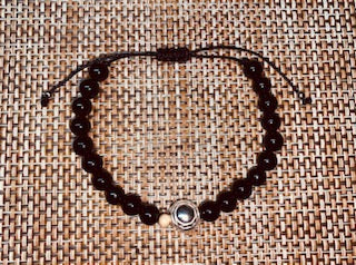 Bracelet petanque Onyx 6mm